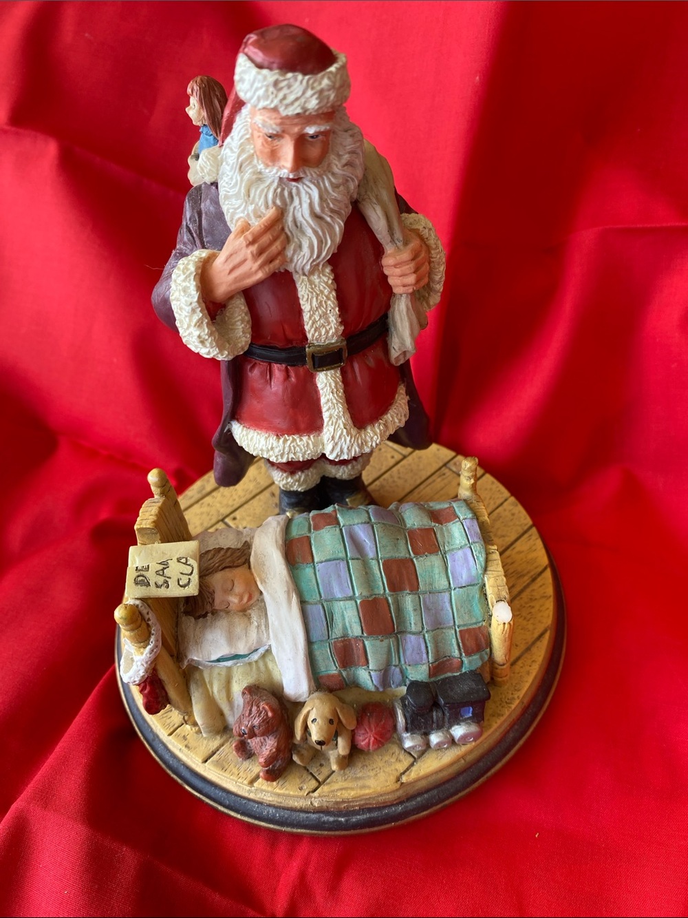 Norman Rockwell “Deer Santa Claus” Figurine